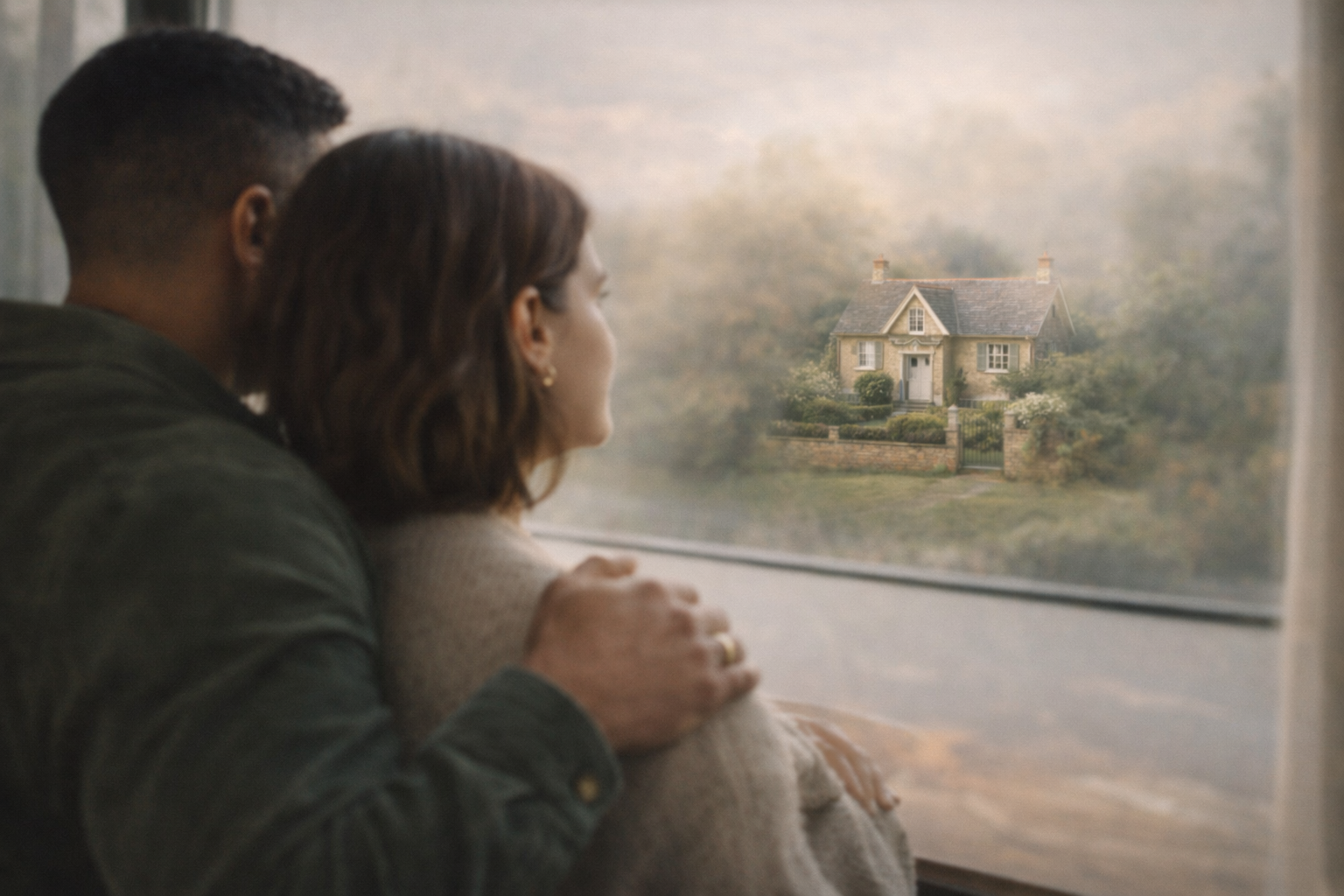 Couple reviewing their new home purchase, supported by expert mortgage advice from Haupt & Co.