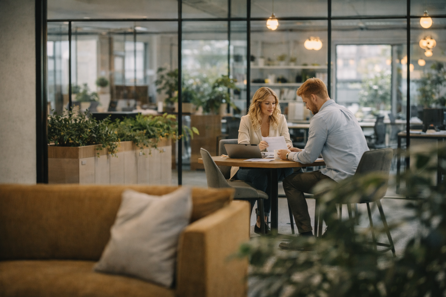 Property owner working at a laptop to arrange short-term bridging finance for a time-sensitive property transaction.